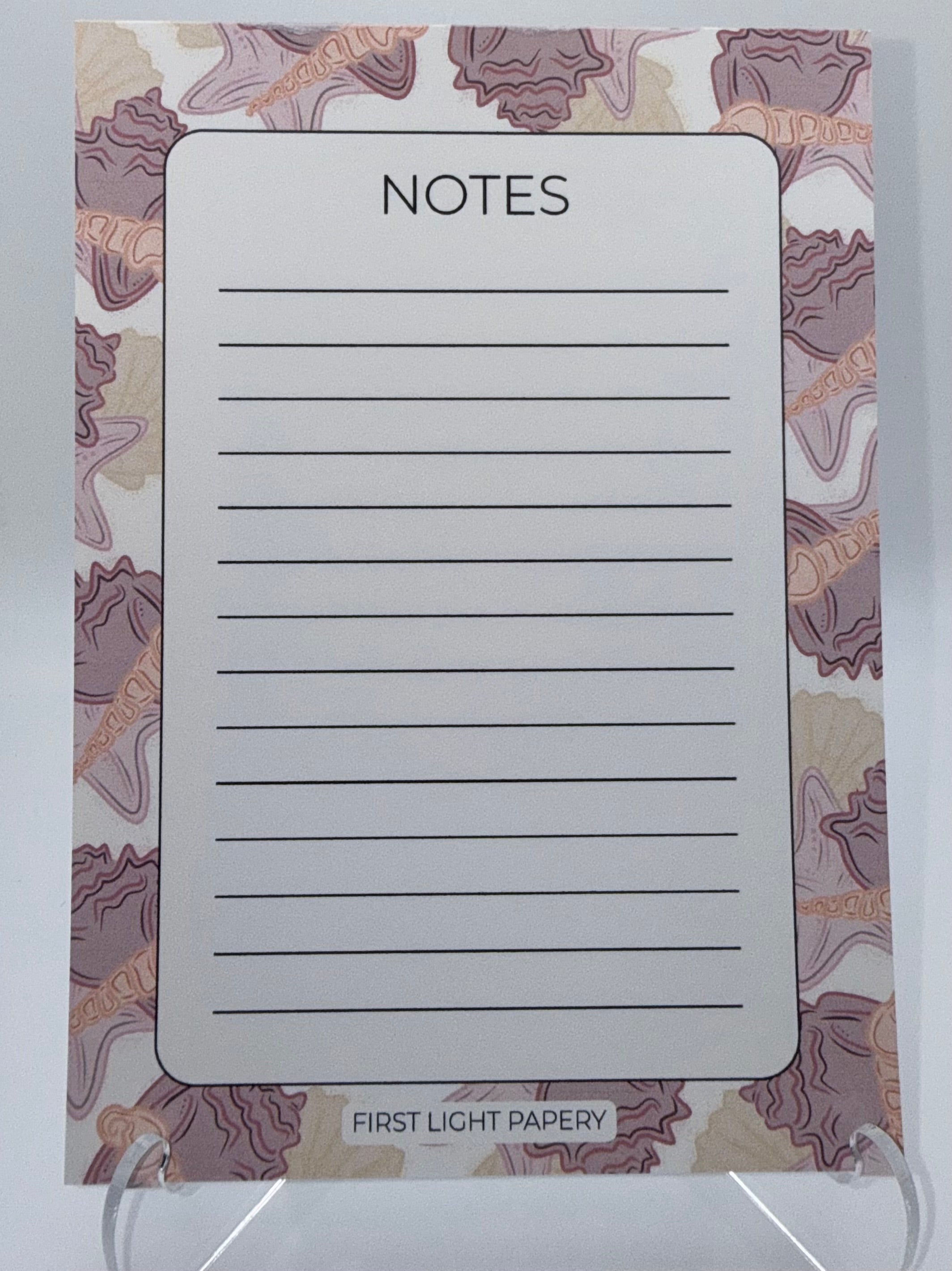 Seashell Notes Notepad | 5x7