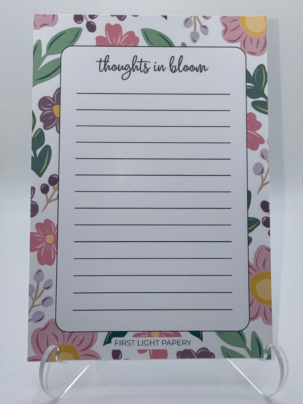 Thoughts in Bloom Notepad | 5x7
