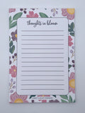 Thoughts in Bloom Notepad | 5x7