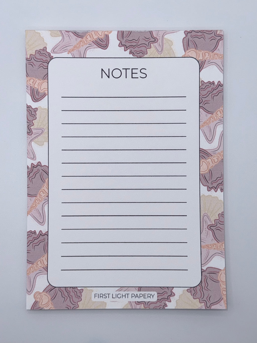 Seashell Notes Notepad | 5x7