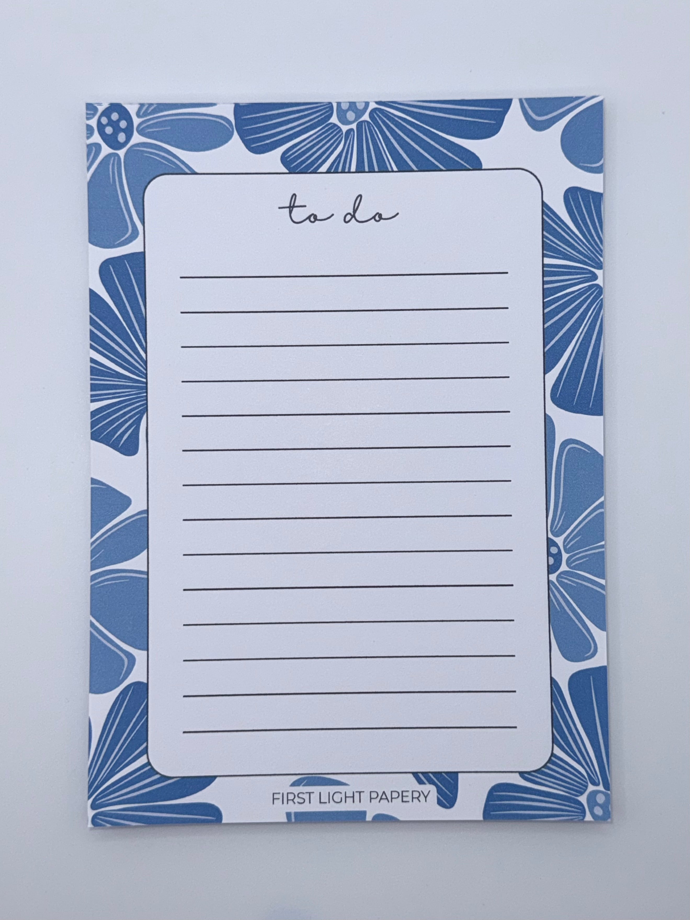 Floral To Do Notepad | 5x7