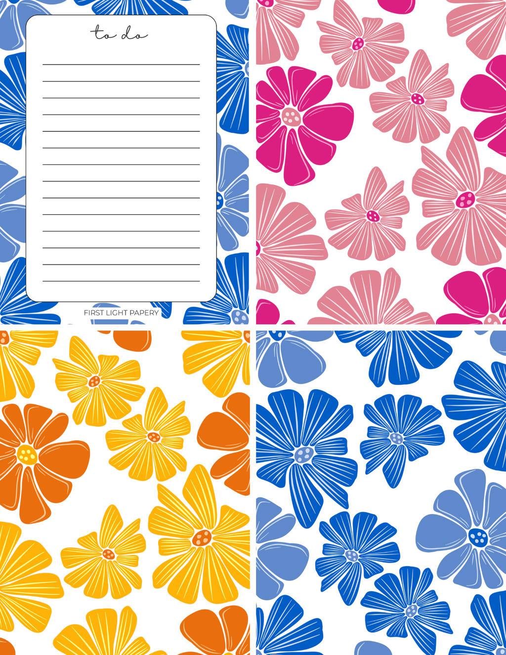 Floral To Do Notepad | 5x7