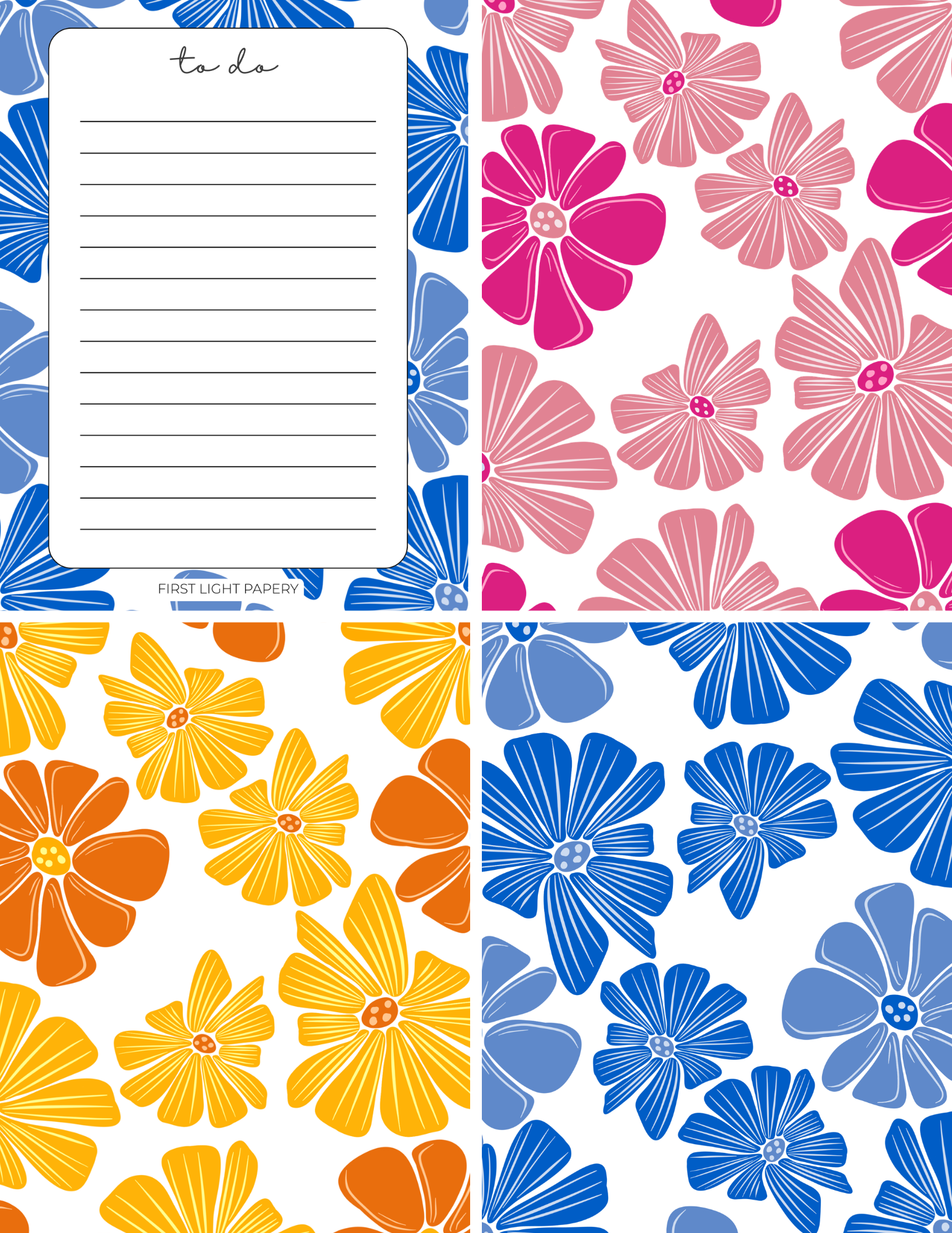 Floral To Do Notepad | 5x7