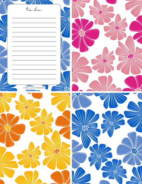 Floral To Do Notepad | 5x7